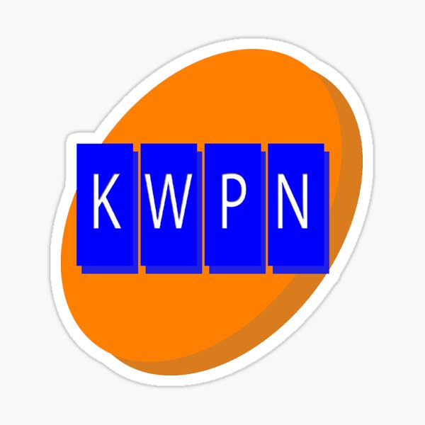 Weeping Cedars - KWPN Radio Sticker Sticker