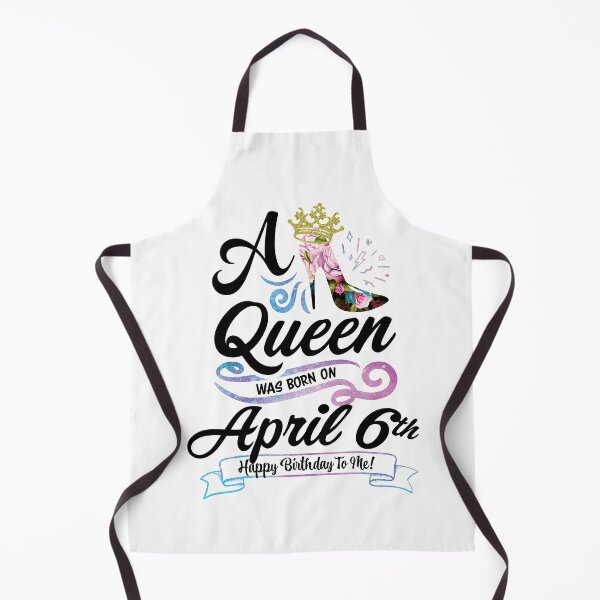 Item preview, A Queen Was Born On April 6th - April Birthday, Gift for Her, Gift for Mom, Daughter Gift, Best Friend Gift, Sister Gift, Personalized date designed and sold by ApparelEveryday.