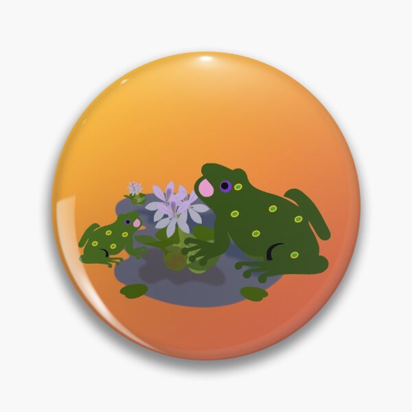 Item preview, Dos ranas en lilly pad designed and sold by Tramontane Designs.