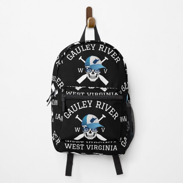 Item preview, Gauley River West Virginia Whitewater Rafting, Kayaking Canoeing Skull Adventure WV Stickers Shirt designed and sold by Pittsburgh 412 Steel City Yinzers.