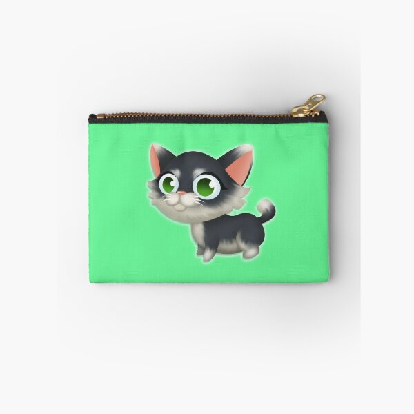 Item preview, cute cat with red nose designed and sold by aruvanita.