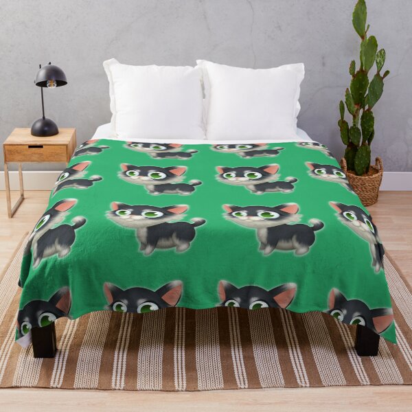 Item preview, cute cat with red nose designed and sold by aruvanita.