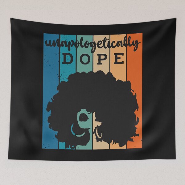 Item preview, Black Woman Retro Unapologetically Dope designed and sold by raewaelchi.