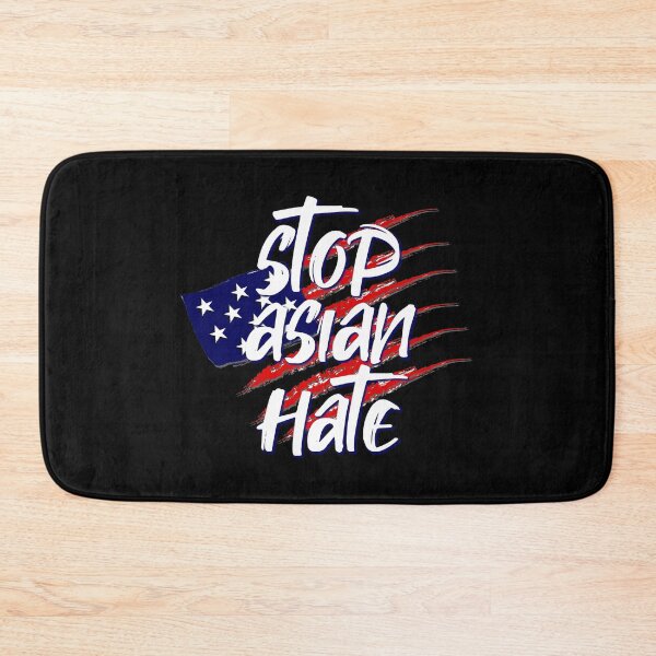 Item preview, Stop Asian Hate with an American flag  AAPI Asian Lives Matter Sticker designed and sold by R.U BOLD.