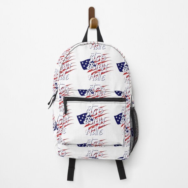 Item preview, Stop Asian Hate with an American flag  AAPI Asian Lives Matter Sticker designed and sold by R.U BOLD.