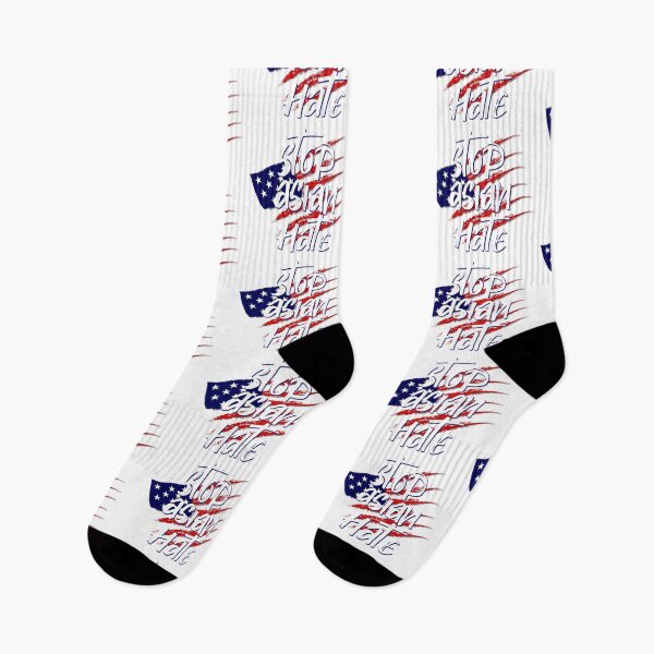 Item preview, Stop Asian Hate with an American flag  AAPI Asian Lives Matter Sticker designed and sold by R.U BOLD.