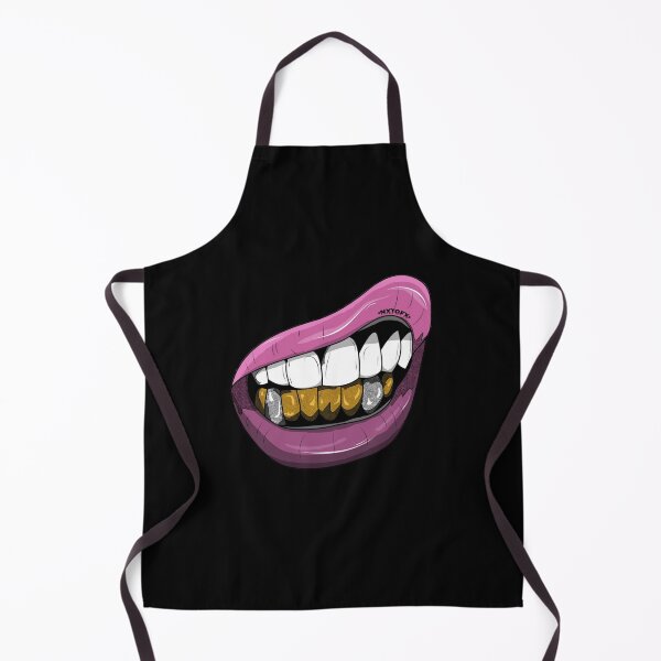 Item preview, WOMAN MOUTH WITH GOLDEN TEETH T-SHIRT designed and sold by WaifuSketch.