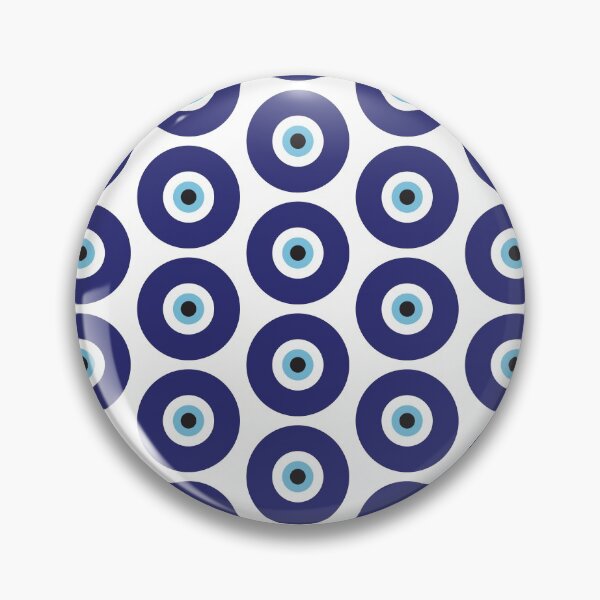 Item preview, Evil Eye Pattern - Blue Eye-shaped Amulet Pattern  designed and sold by thelustrous.