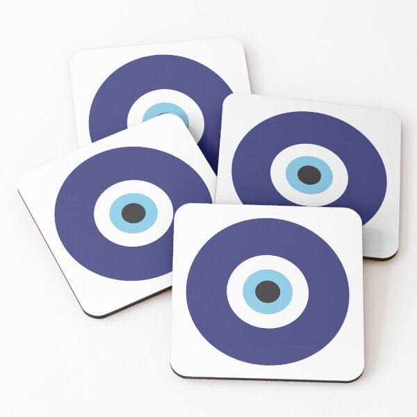 Item preview, Evil Eye Pattern - Blue Eye-shaped Amulet Pattern  designed and sold by thelustrous.