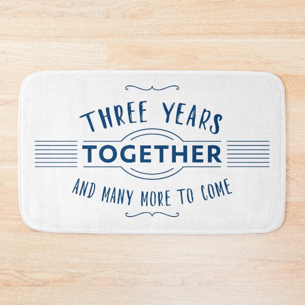 Item preview, Three Years together and many more to come anniversary quote designed and sold by IngaDesign.