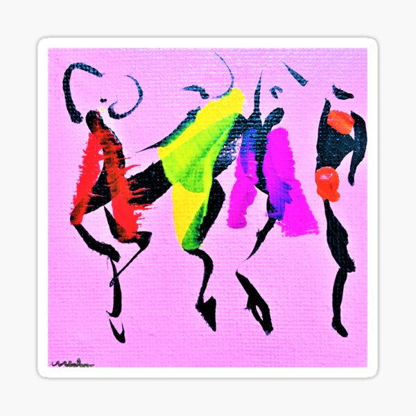 I am busy Dancing Sticker