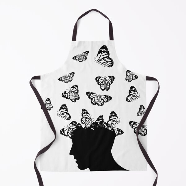 Item preview, Man head with butterfly designed and sold by Gurunath Bhadekar.