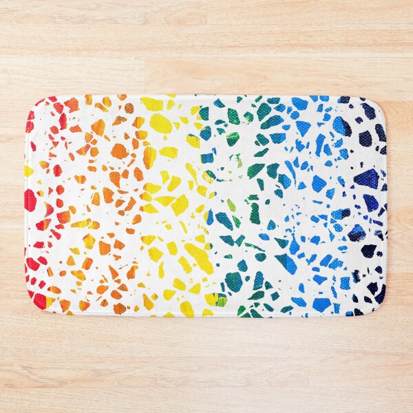 Item preview, Abstract Terrazzo Mosaic Colorful Rainbow Pattern designed and sold by idovedesign.
