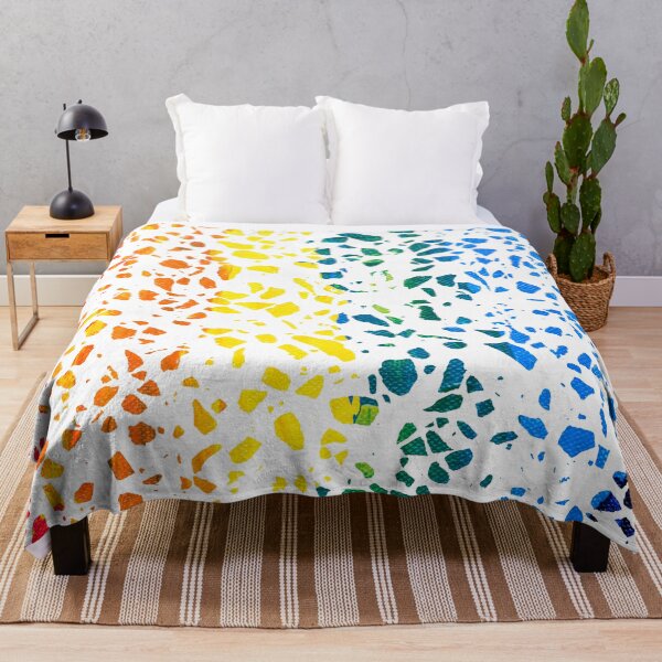 Item preview, Abstract Terrazzo Mosaic Colorful Rainbow Pattern designed and sold by idovedesign.