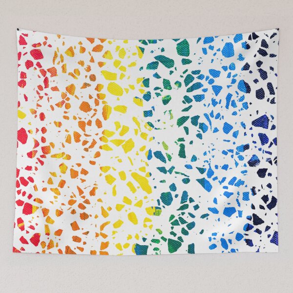 Item preview, Abstract Terrazzo Mosaic Colorful Rainbow Pattern designed and sold by idovedesign.