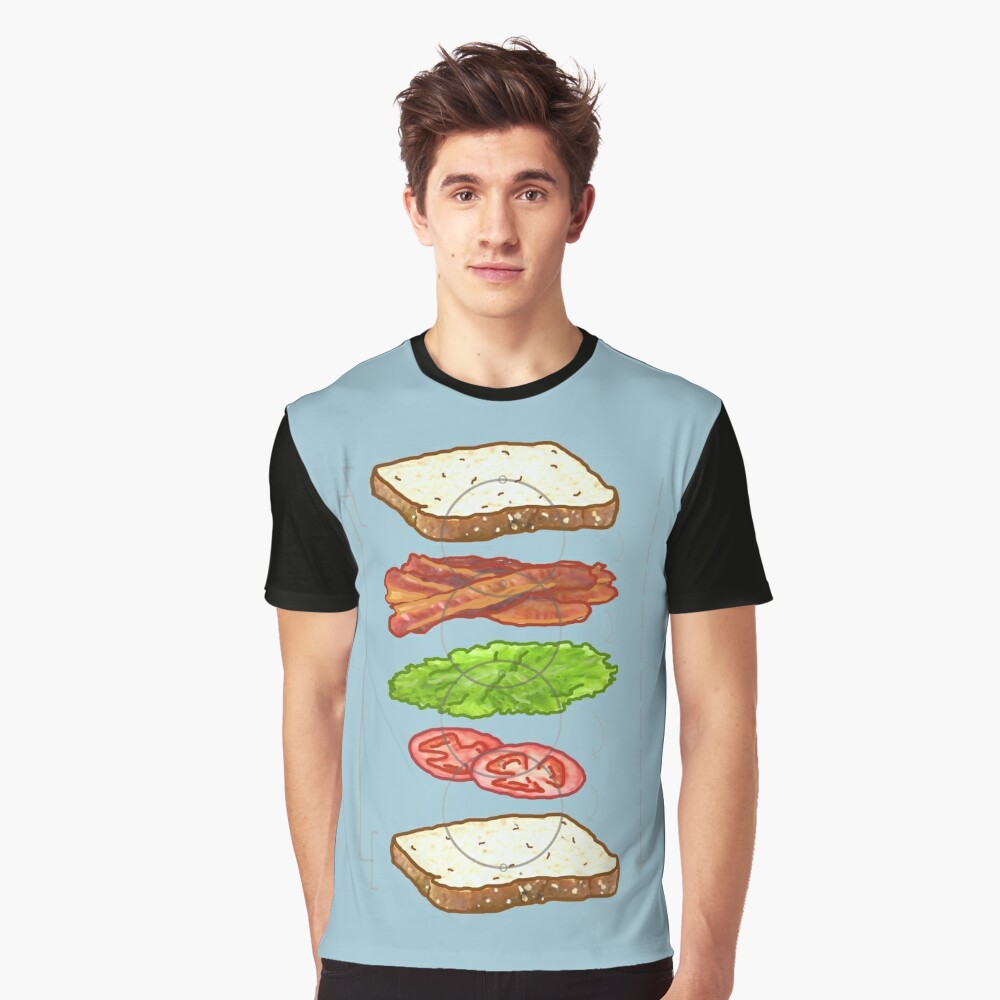 "BLT PERFECTION BLUEPRINT tm" Tshirt by millss Redbubble