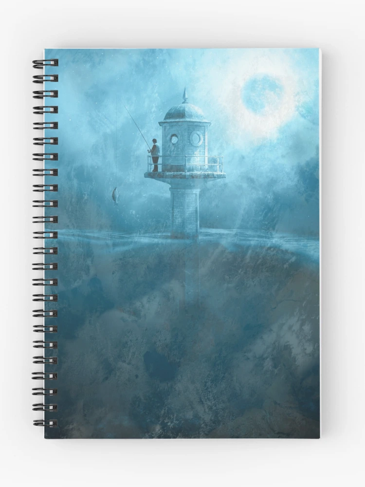 Thumbnail 1 of 3, Journal, Fish Rising designed and sold by DavidWHughes.
