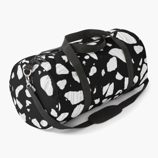 Item preview, Abstract Terrazzo Mosaic Black and White Pattern designed and sold by idovedesign.