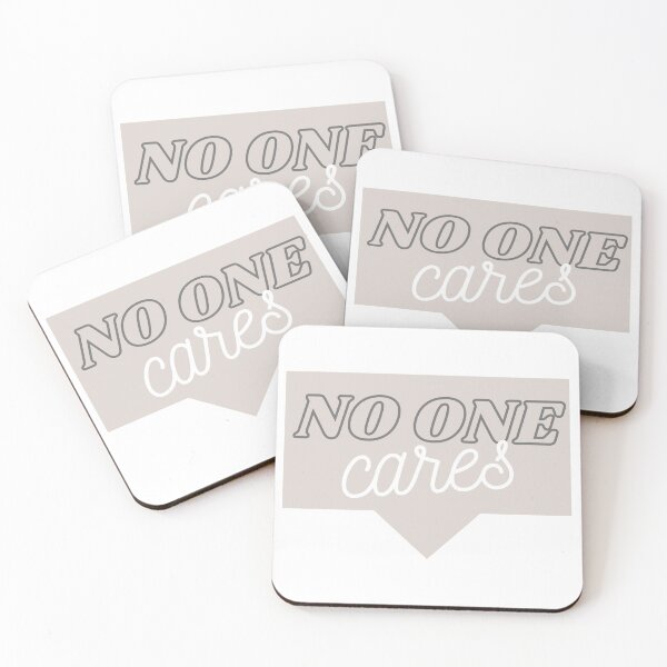 Item preview, no one cares designed and sold by kaelinmeicher.