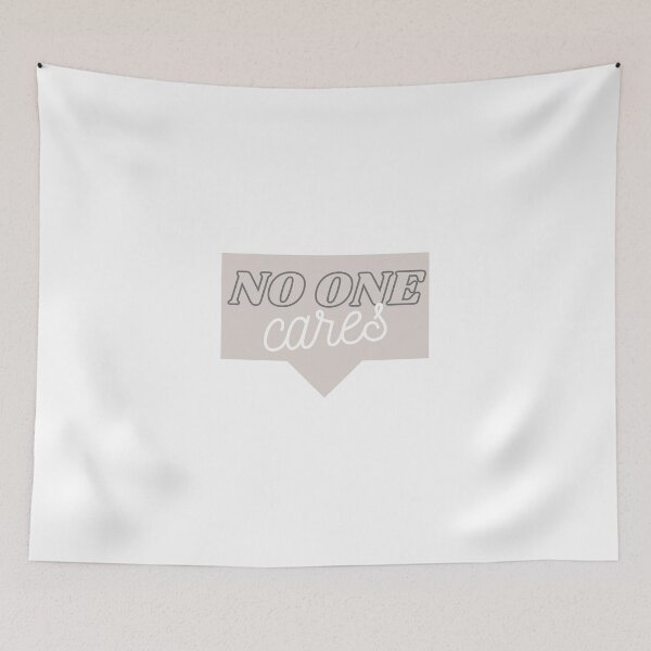 Item preview, no one cares designed and sold by kaelinmeicher.