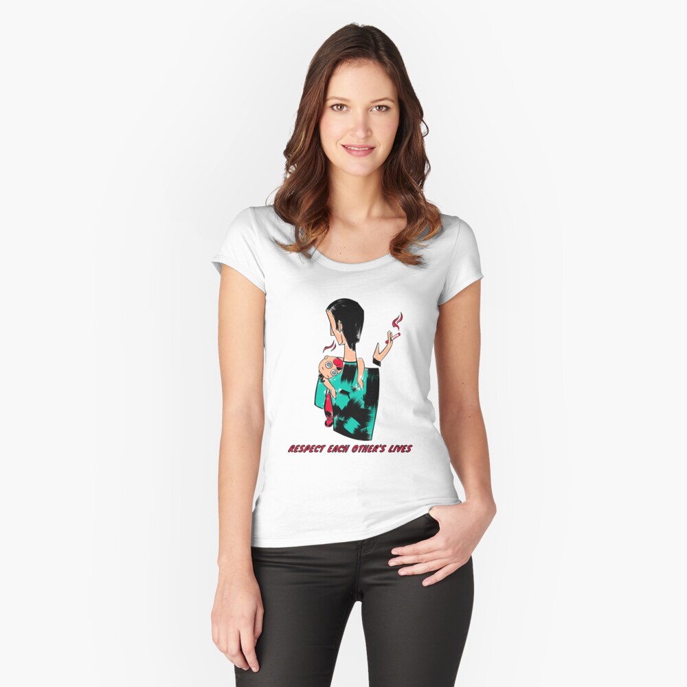 Item preview, Fitted Scoop T-Shirt designed and sold by 4LORDS.