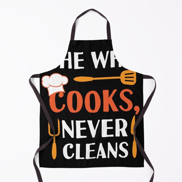 Item preview, She who Cooks never Clean Cooking Hat Funny Cook Chef designed and sold by Rzelemenz.