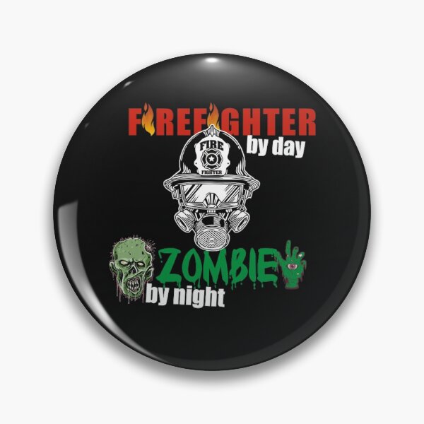 Item preview, Firefighter by day zombie designed and sold by raewaelchi.