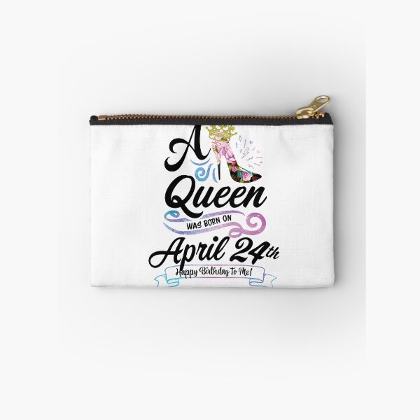 Item preview, A Queen Was Born On April 24th - April Birthday, Gift for Her, Gift for Mom, Daughter Gift, Best Friend Gift, Sister Gift, Personalized date designed and sold by ApparelEveryday.