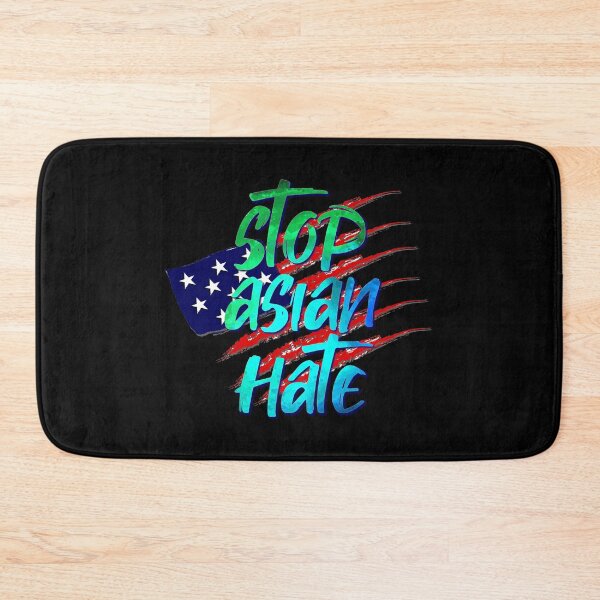 Item preview, Copy of Stop Asian Hate with an American flag  AAPI Asian Lives Matter Sticker designed and sold by R.U BOLD.