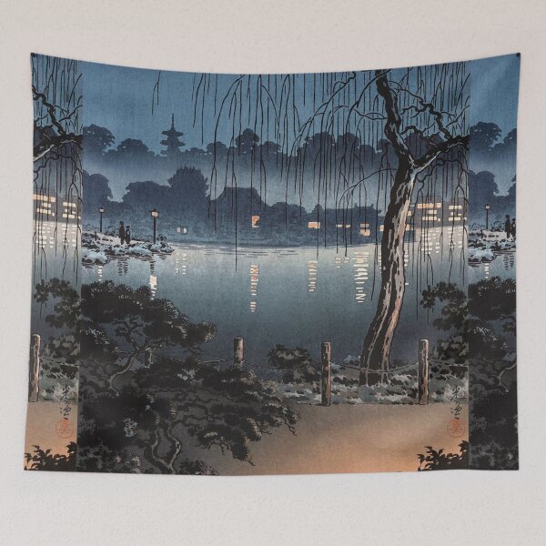 Item preview, Evening at Ueno Park by Tsuchiya Koitsu designed and sold by Takeda-art.