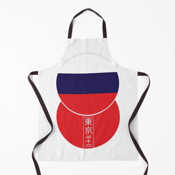 Item preview, Russian and Japanese flag roundels with Tokyo 21 in Kanji characters designed and sold by Ricogfx.