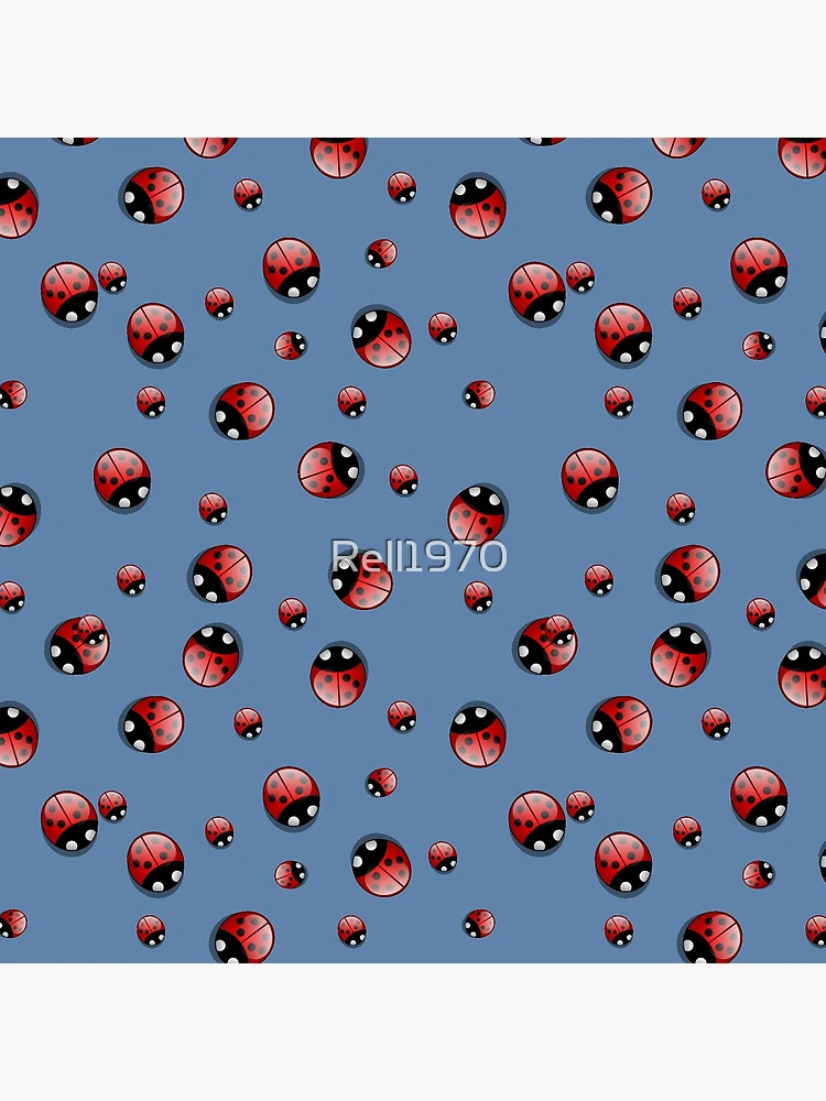 Thumbnail 5 of 5, Coasters (Set of 4), Pretty Ladybug Pattern designed and sold by Rell1970.