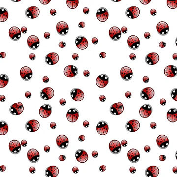 Artwork thumbnail, Pretty Ladybug Pattern by Rell1970