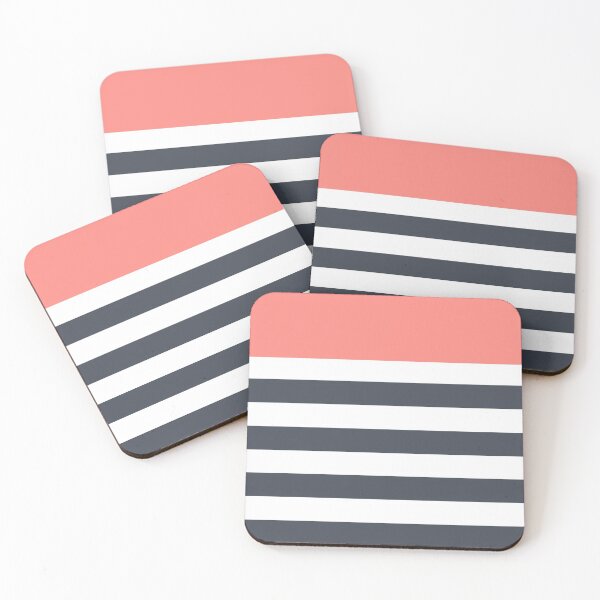 Item preview, Pink with dark grey stripes pattern designed and sold by MickeyEdwards.