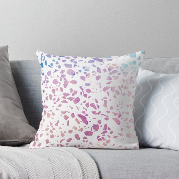 Item preview, Abstract Terrazzo Mosaic Pink and Blue Pattern designed and sold by idovedesign.