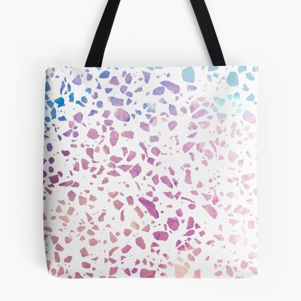 Item preview, Abstract Terrazzo Mosaic Pink and Blue Pattern designed and sold by idovedesign.