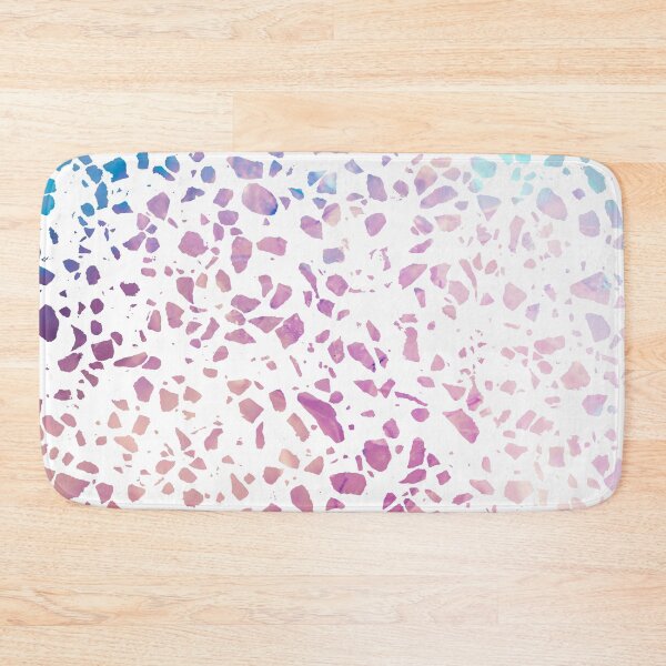 Item preview, Abstract Terrazzo Mosaic Pink and Blue Pattern designed and sold by idovedesign.