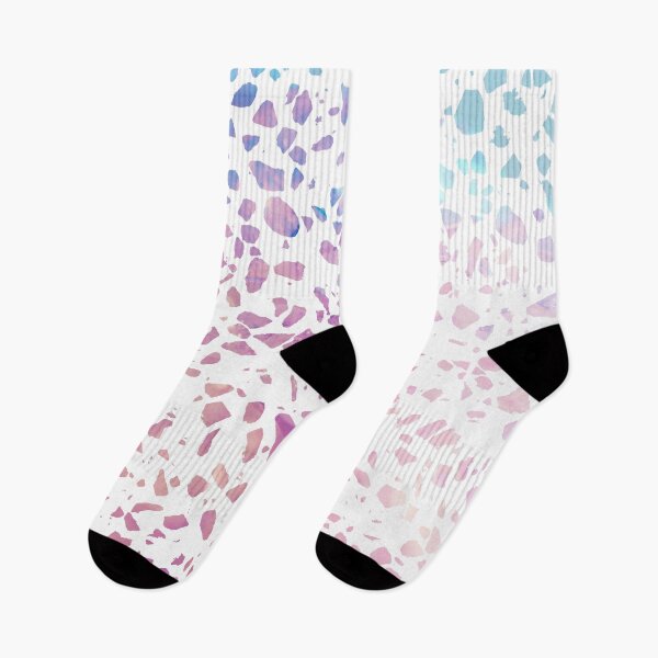 Item preview, Abstract Terrazzo Mosaic Pink and Blue Pattern designed and sold by idovedesign.