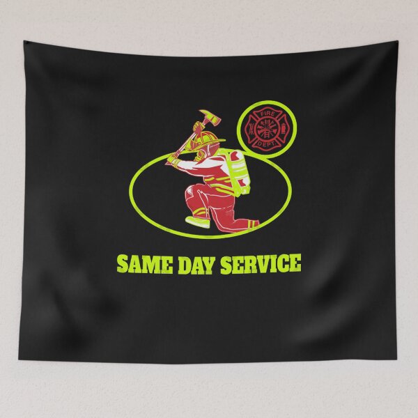 Item preview, Firefighter Same Day Service designed and sold by raewaelchi.