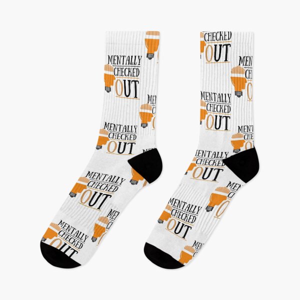 Item preview, Mentally Checked Out designed and sold by Vibing-Right.