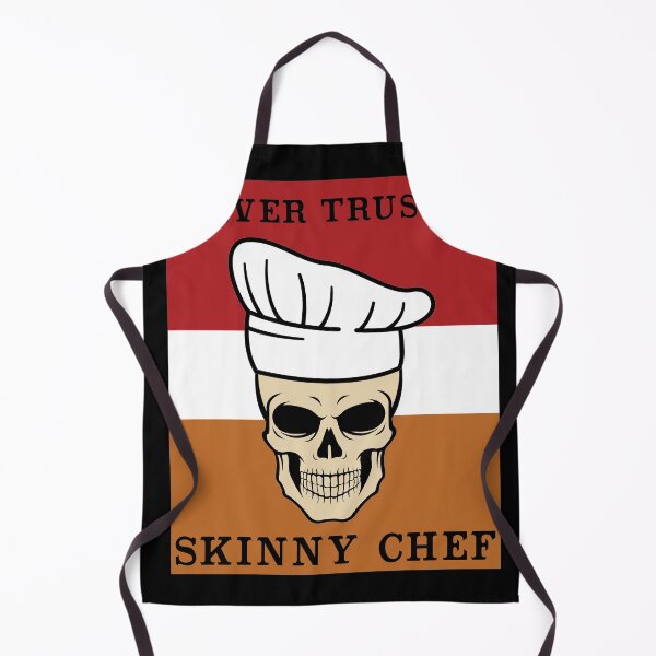 Item preview, Never Trust a Skinny Chef Cooking Hat Funny Cook Chef designed and sold by Rzelemenz.