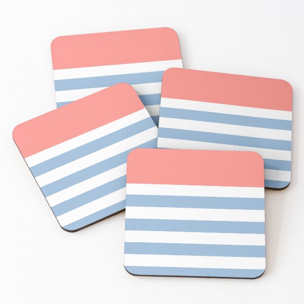 Item preview, Pink with blue stripe pattern designed and sold by MickeyEdwards.