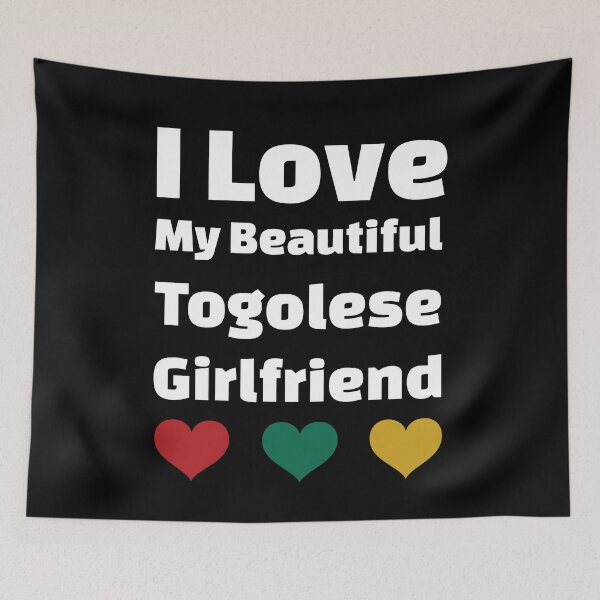 Item preview, I Love My Beautiful Togolese Girlfriend - Togo Girlfriend designed and sold by DiceNLDesigns.