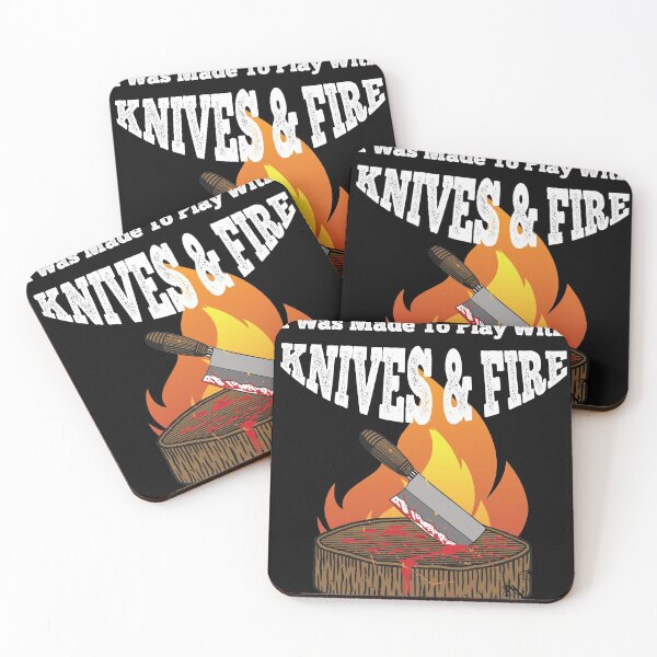 Item preview,  I was made to Play with Knives and Fire BBQ Grill  Chef    designed and sold by Rzelemenz.
