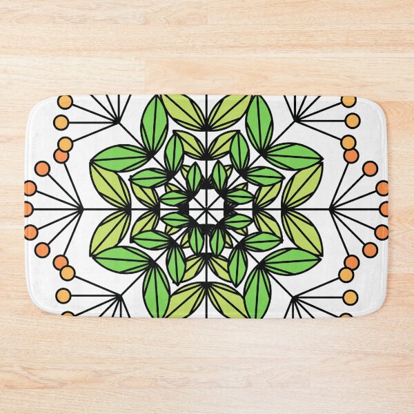 Item preview, Green Geometric Floral Isotope  designed and sold by ckylin.