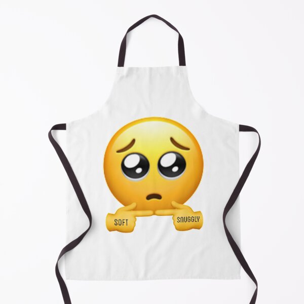 Item preview, Pleading adorable cute shy emoji soft snuggly designed and sold by ICRainbowMoons.