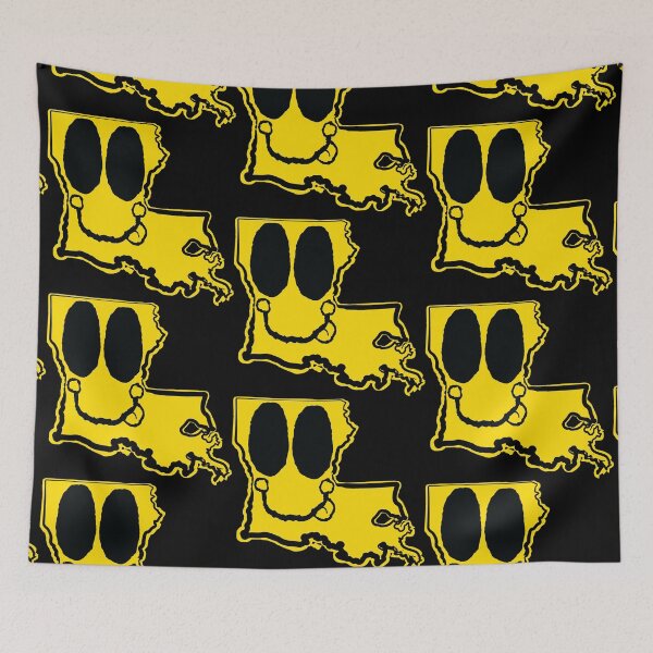Item preview, Louisiana Happy Face with tongue sticking out designed and sold by pelagio.