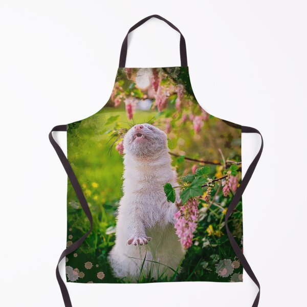 Item preview, White Albino Ferret Spring designed and sold by PurpleBluesPets.