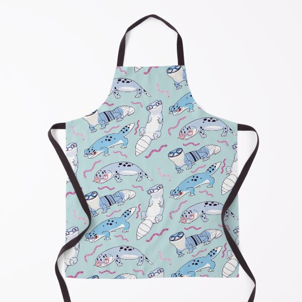 Item preview, Blue Leopard Gecko - Cute Blue and Purple Cartoon Animal Pattern designed and sold by TheRainbowRoom.