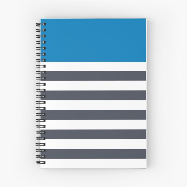 Item preview, Bright blue with dark grey stripe pattern designed and sold by MickeyEdwards.